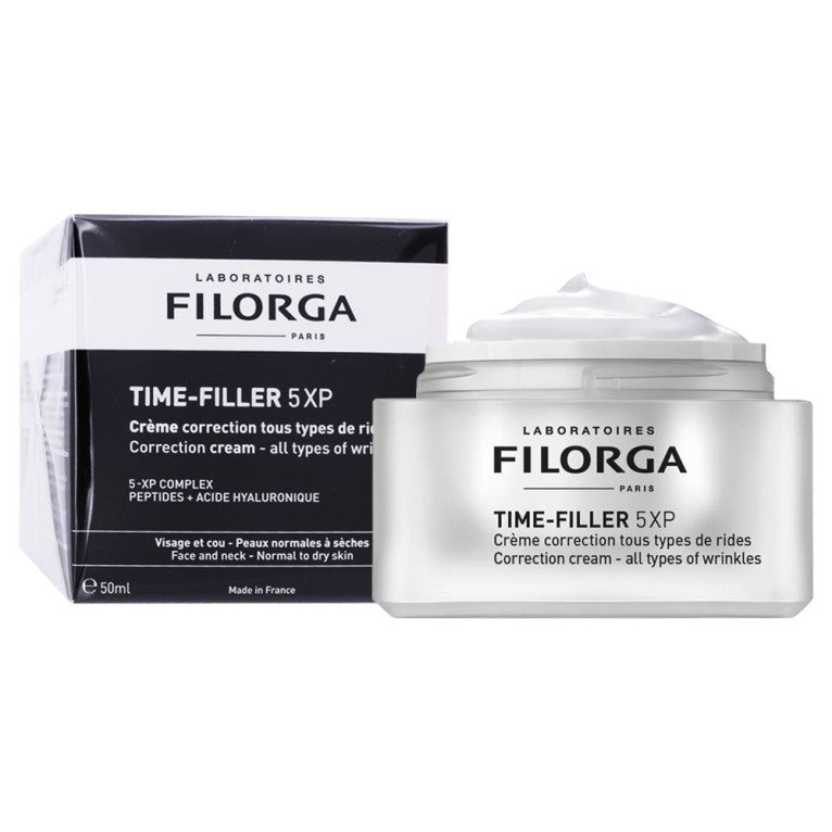 Filorga Time-Filler 5XP Anti-wrinkle face cream 5XP - 50ml | فيلورغا كريم تصحيح التجاعيد تايم فيلر 5 إكس بي من 50 مل - 50مل