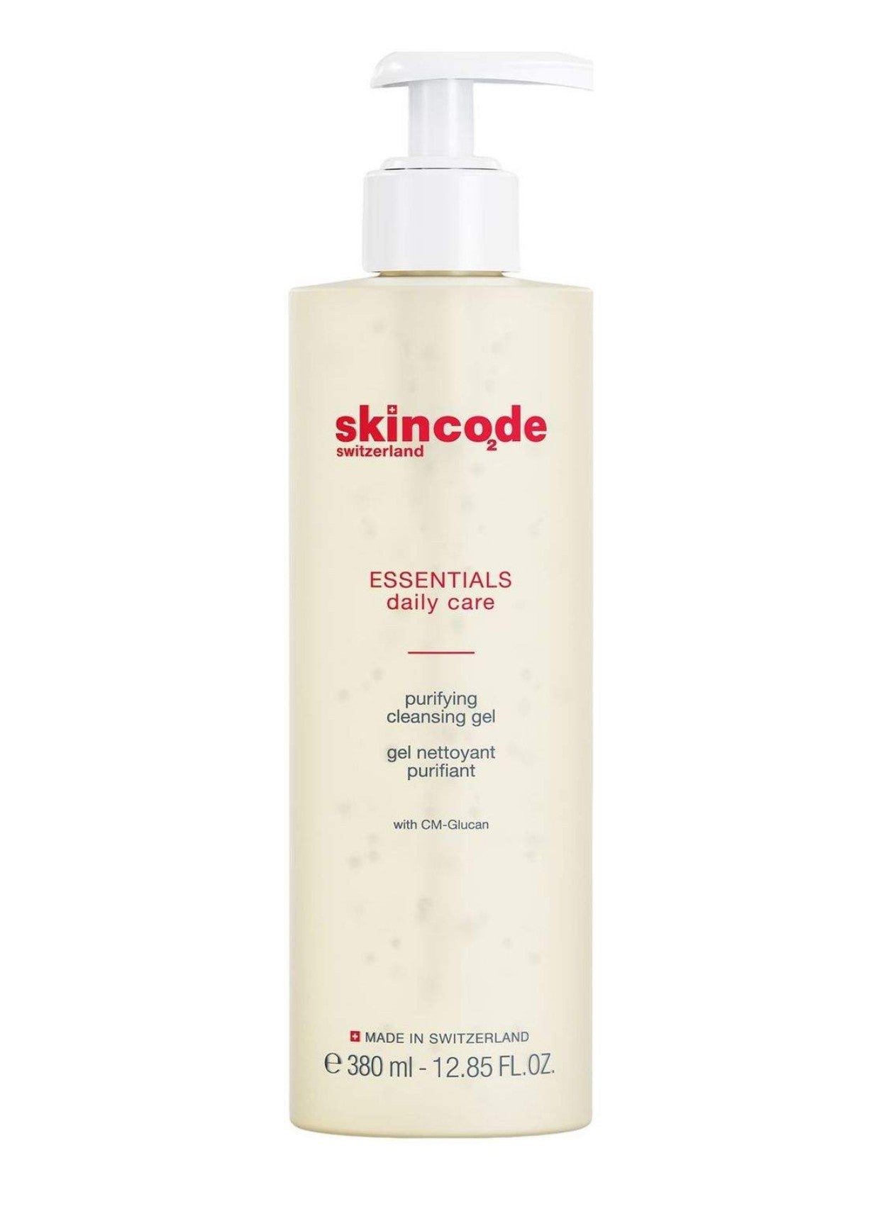 غسول لجميع أنواع البشرة ٣٨٠ مل من سكن كود Skincode Essential Daily Care Purifying Cleansing Gel ٣٨٠ml