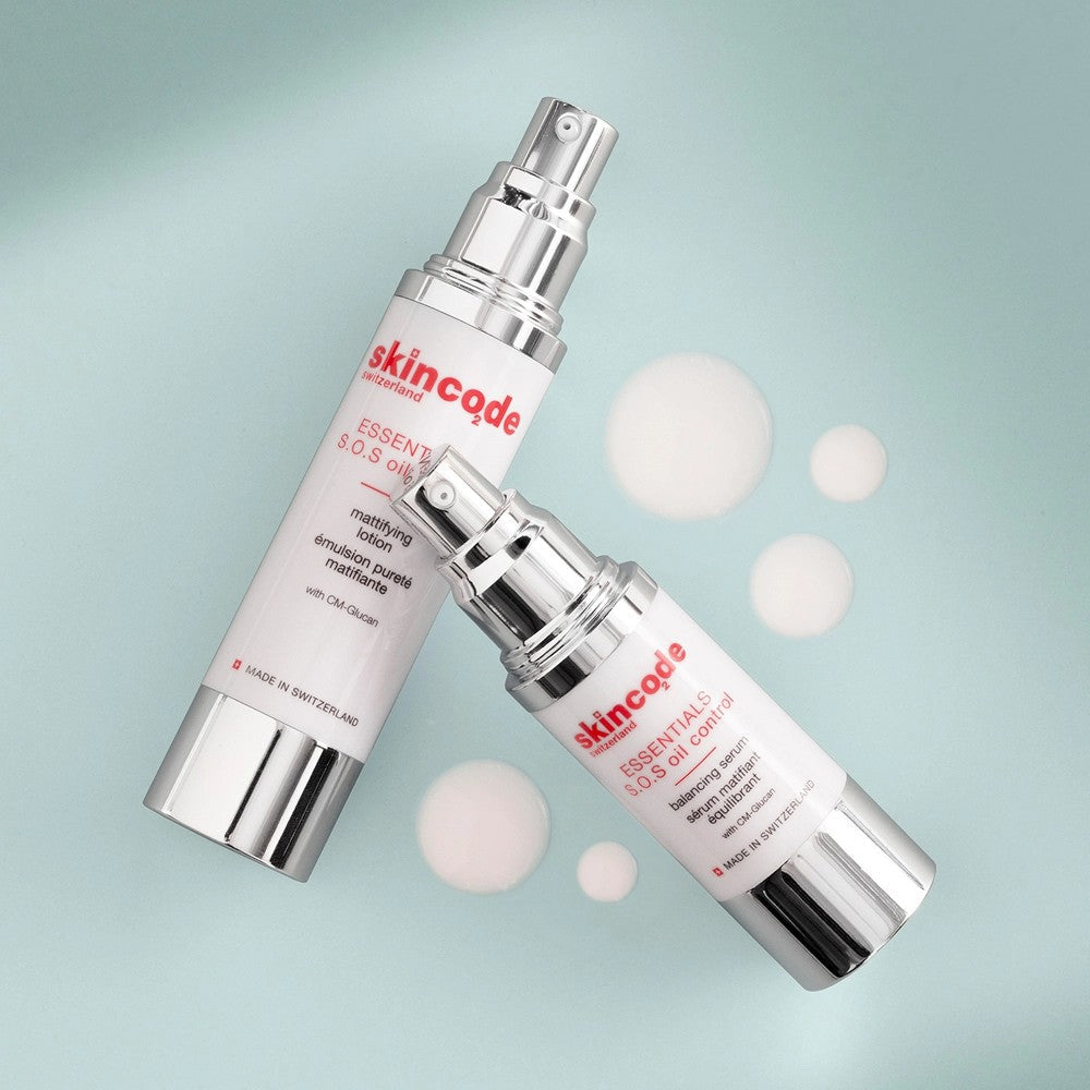 هو Skincode Essentials S.O.S. Oil Control Mattifying Lotion، وهو مرطب يومي خفيف الوزن مصمم خصيصاً للبشرة الدهنية والمختلطة والمعرضة للحبوب.