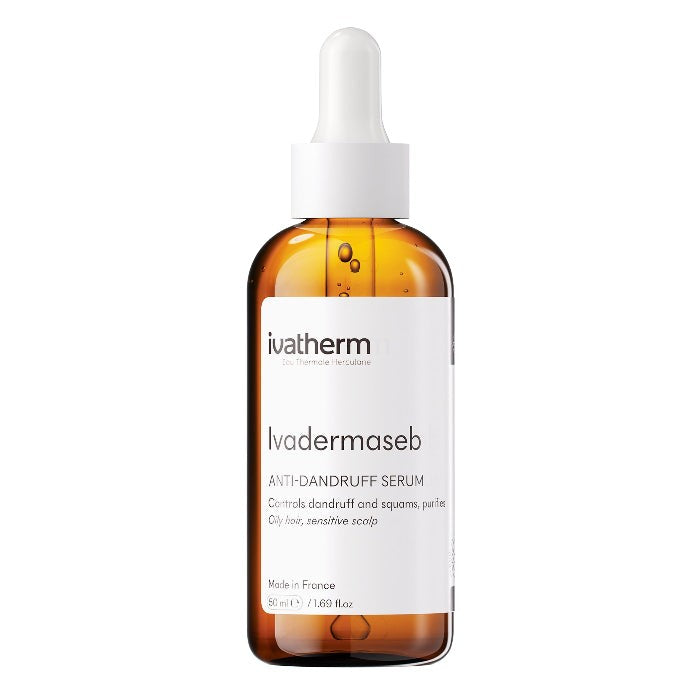ivatherm Ivadermaseb Anti-Dandruff Serum - 50ml | ايفاثيرم سيروم ايفاديرماسيب المضاد للقشرة. مثالي لفروة الرأس، واللحية، والشارب، والحواجب. - 50 مل