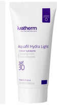 كريم Ivatherm Aquafil Hydra Light المرطب للوجه المزود بعامل حماية من الشمس SPF 30.