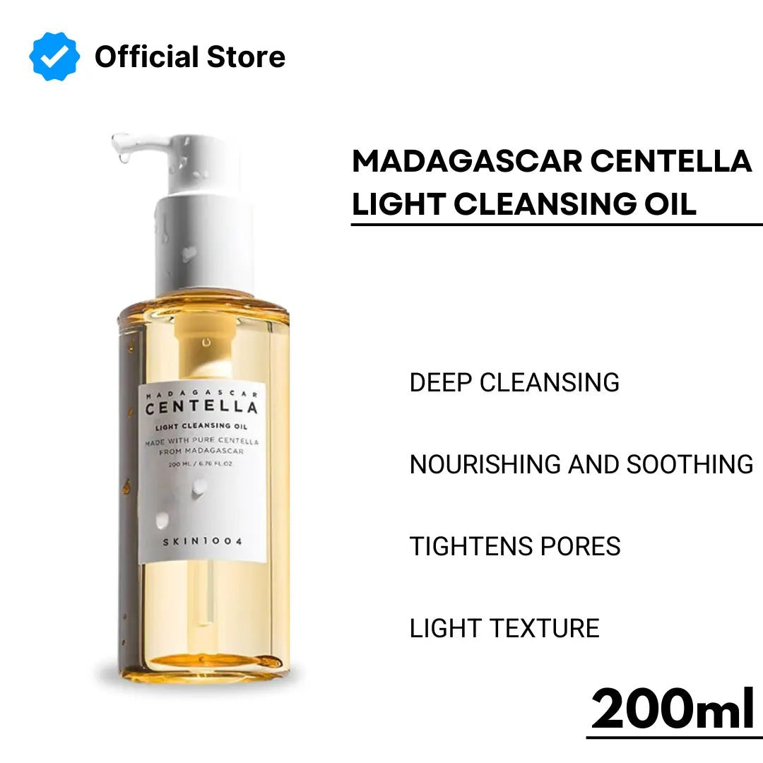 SKIN1004 Madagascar Centella Light Cleansing Oil - 200ml | سكين1004 غسول سينتيلا زيتي للوجه - 200 مل