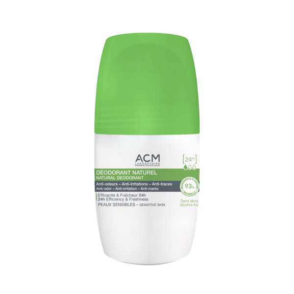 ACM Natural Deodorant 24h - 50ml | اي سي ام رول مزيل تعرق 24 ساعة - 50 مل