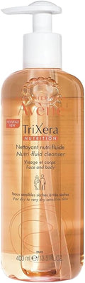 منتج Avène TriXera Nutrition Nutri-Fluid Cleansing Gel، وهو جل منظف مغذي