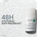 VICHY Roll-on 48H Anti-Perspirant Deodorant Sensitive - 50ML | فيشي مزيل تعرق لمدة 48 ساعة للبشرة الحساسة - 50 مل