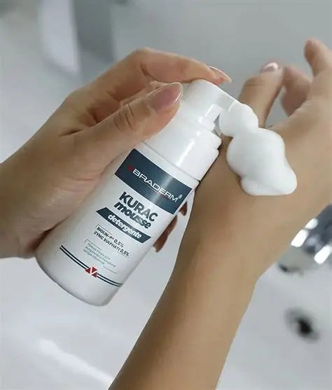 BRADERM Kurac Mousse Detergente - 100ml | براديرم موس رغوي منظف للبشرة- 100مل
