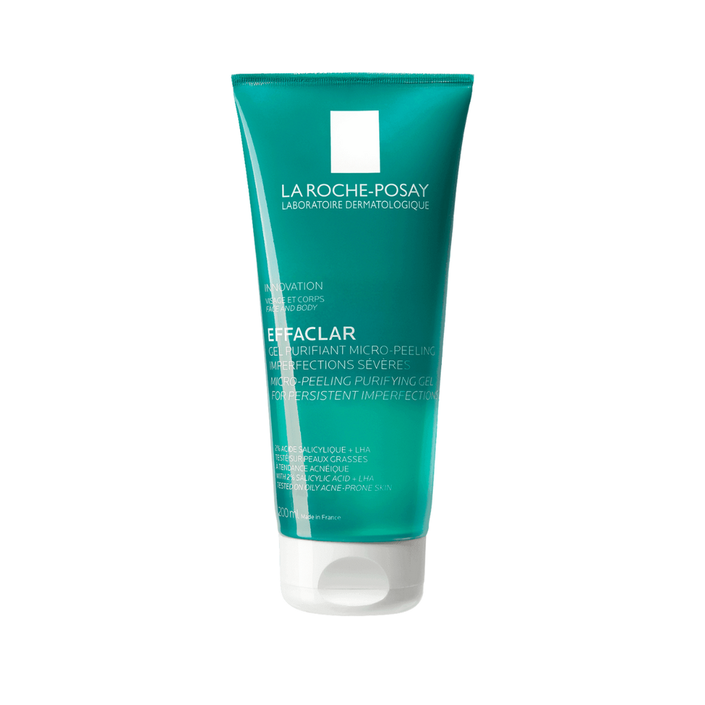 LA ROCHE-POSAY Effaclar Micro Peeling Purifying Gel - 200ml | لاروش بوزيه غسول جل منقي للوجه - ٢٠٠ مل