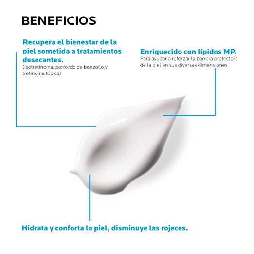 La Roche-Possay Effaclar H Creme Tube - 40ml | لاروش بوزيه كريم مرطب للوجه - 40 مل