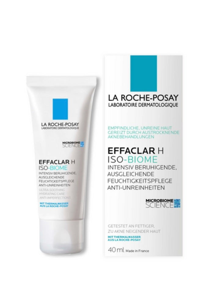La Roche-Possay Effaclar H Creme Tube - 40ml | لاروش بوزيه كريم مرطب للوجه - 40 مل