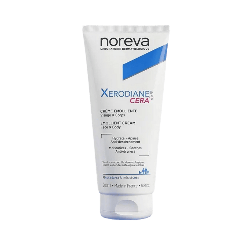 Noreva Xerodiane Cera+ Emollient cream face and body - 200ml |نوريفا كريم مرطب للوجه والجسم - 200مل