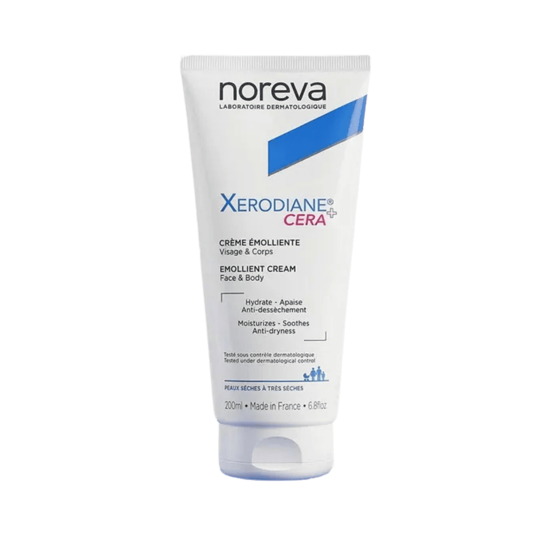 Noreva Xerodiane Cera+ Emollient cream face and body - 200ml |نوريفا كريم مرطب للوجه والجسم - 200مل