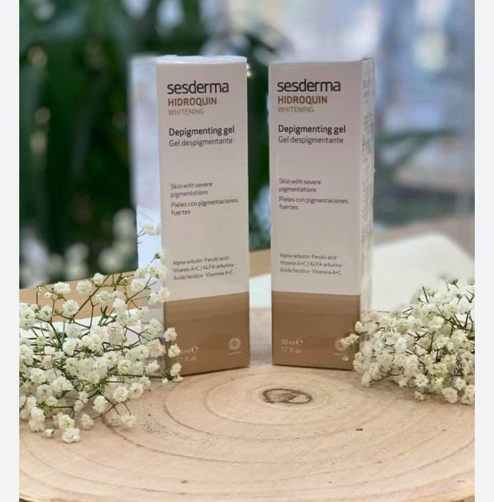 جل سيسديرما هيدروكين للتبييض وإزالة التصبغات (Sesderma Hidroquin Whitening Gel) الذي يساعد في معالجة بقع البشرة الشديدة.