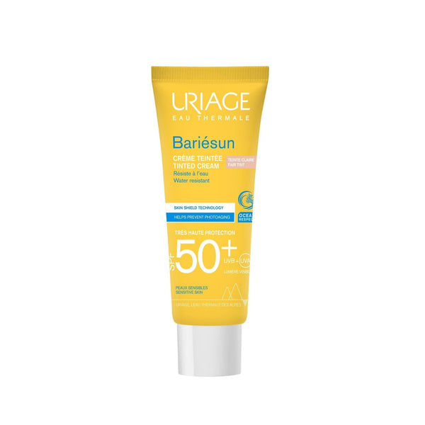 URIAGE BARIESUN Tinted Cream SPF50+ Fair Tint 50ml يورياج واقي شمس ملون يرطب ويعزز اشراقة البشرة