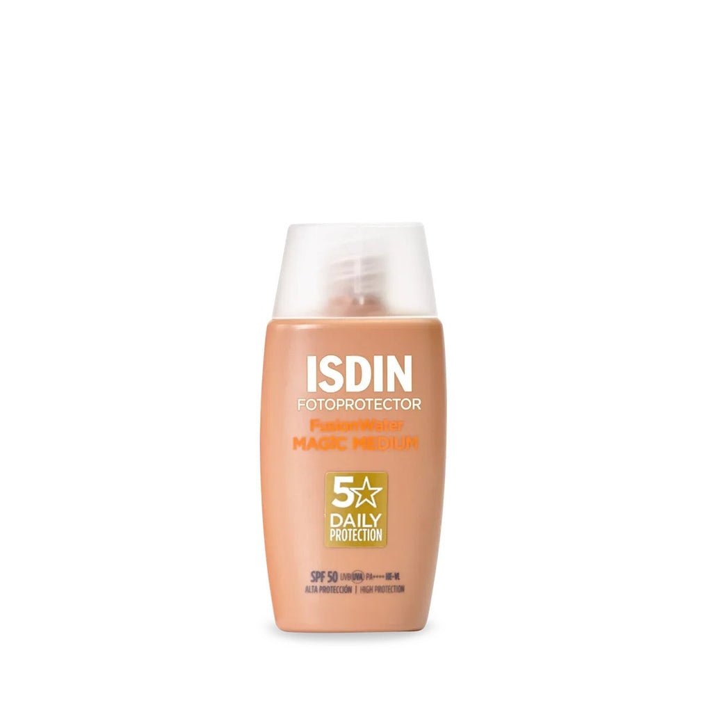 ISDIN Fotoprotector FusionWater Magic Medium SPF50 - 50ml | ازدن واقي شمسي مع لون موحد– 50 مل