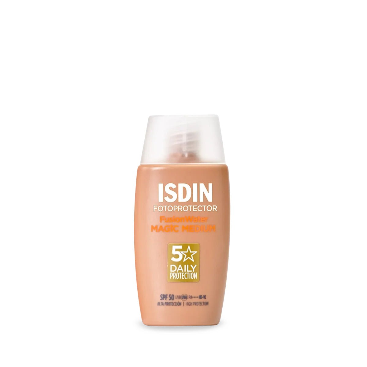 ISDIN Fotoprotector FusionWater Magic Medium SPF50 - 50ml | ازدن واقي شمسي مع لون موحد– 50 مل