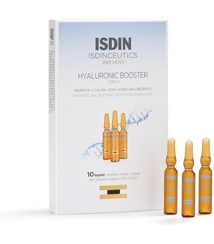أمبولات سيروم Hyaluronic Booster من مجموعة Isdinceutics التابعة لشركة ISDIN الإسبانية
