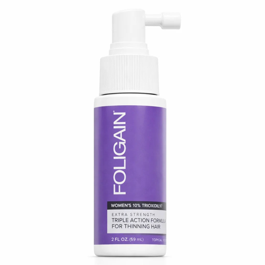 Foligain Triple Action Formula Topical Solution For Women's Thinning Hair - 59ml | فوليجين محلول الثلاثي المفعول الموضعي لعلاج تساقط الشعر للنساء – 59 مل
