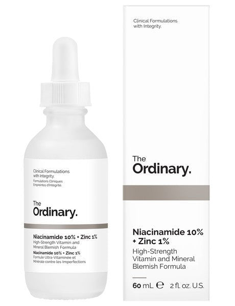 The Ordinary Niacinamide 10% + Zinc 1% - 60ml | ذا اورديناري سيروم نياسيناميد 10% مع الزنك 1% - 60 مل