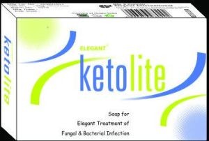 صابونة كيتولايت (Ketolite)، وهي منتج طبي مخصص للعناية بالبشرة