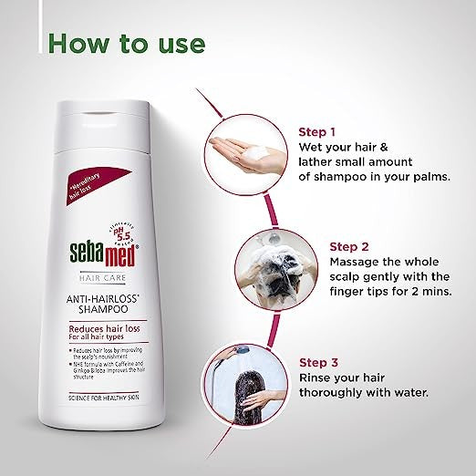 Sebamed Anti-Hairloss Shampoo - 200 ml | سيباميد شامبو ضد تساقط الشعر - 200 مل