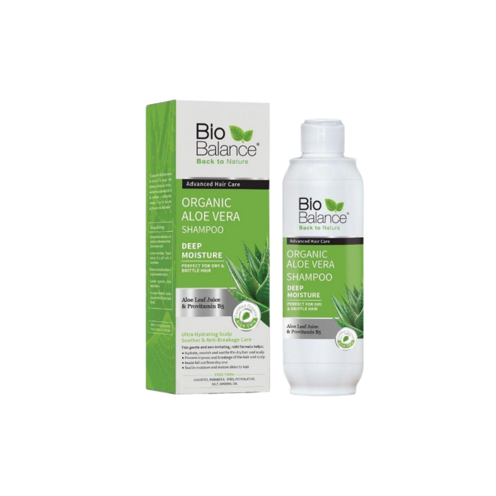 Bio Balance Organic Aloe Vera Shampoo - 330ml | بايو بالانس شامبو الشعر الجاف والهش بالالوفيرا -330 مل