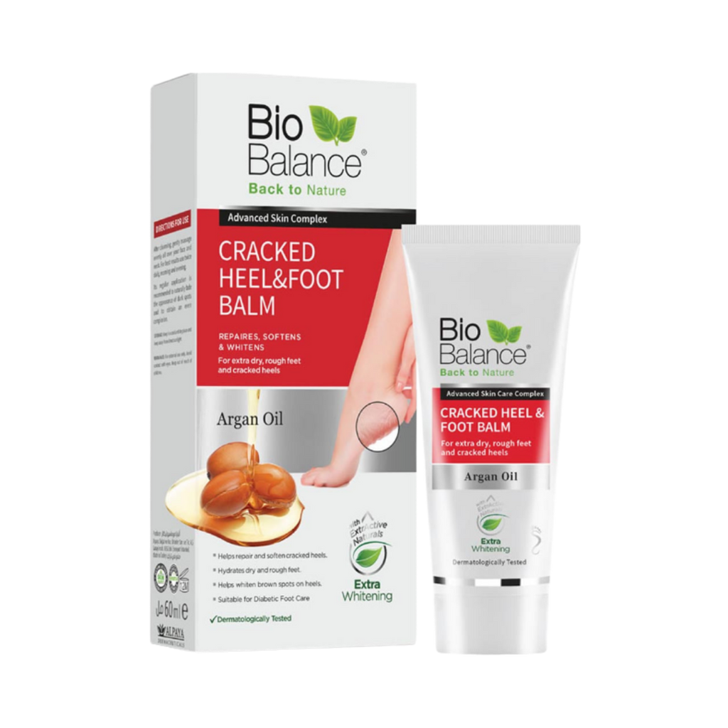 Bio Balance Argan Oil Cracked Heel & Foot Balm - 60ml | بايو بالانس كريم القدم لعلاج تشقق الكعوب بزيت الأرغان - 60 مل