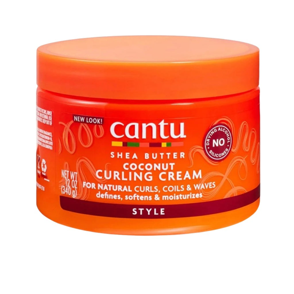 Cantu Shea Butter Coconut Curling Cream - 340g | كانتو كريم تصفيف الشعر بزبدة الشيا وجوز الهند - 340 غرام