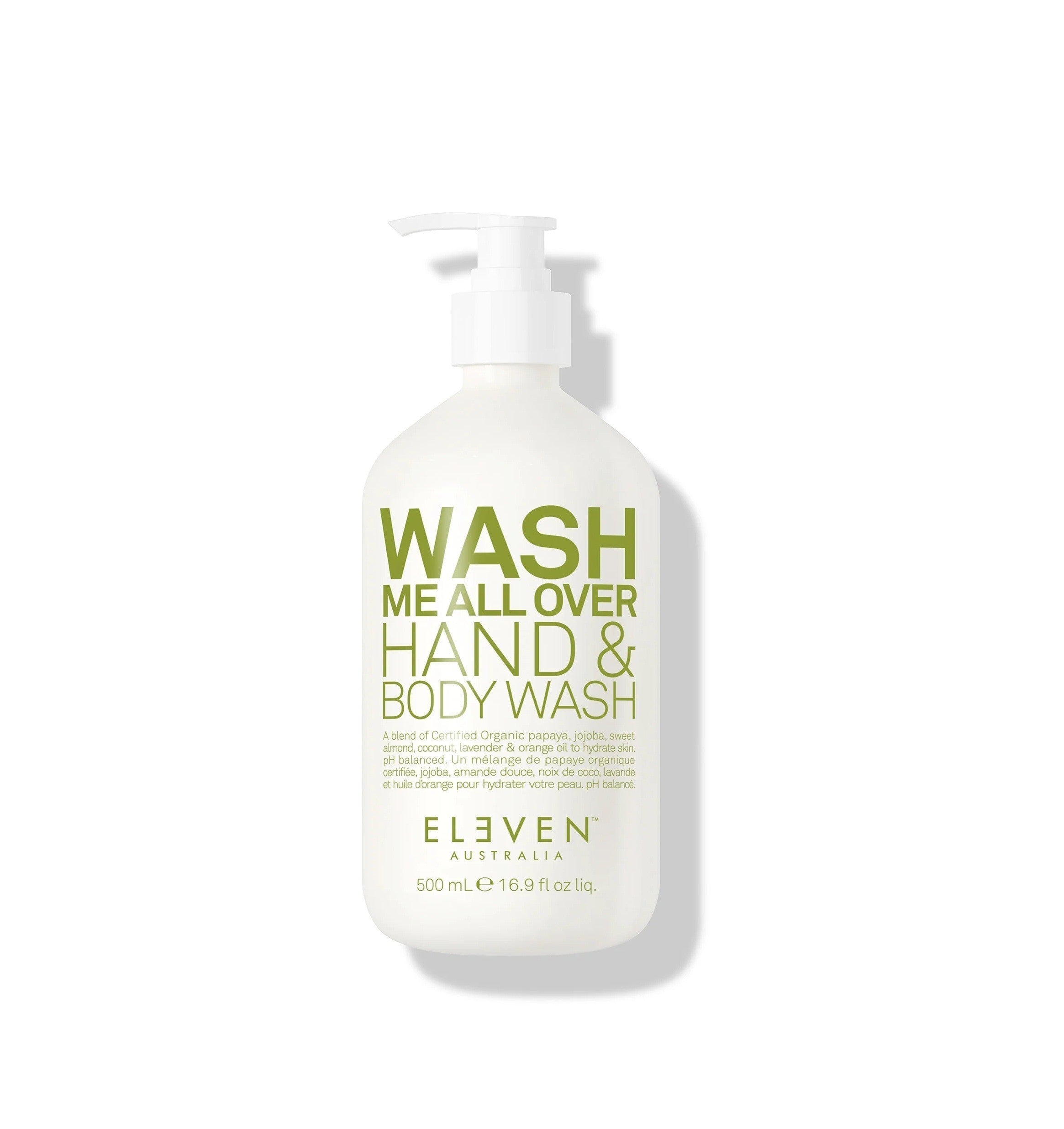 ELEVEN WASH ME ALL OVER HAND & BODY WASH 500ml إيليفن غسول مرطب لليدين والجسم