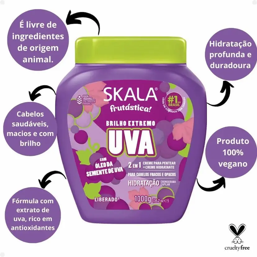 SKALA Uva Cream - 1000g | سكالا كريم للشعر -1000 غرام
