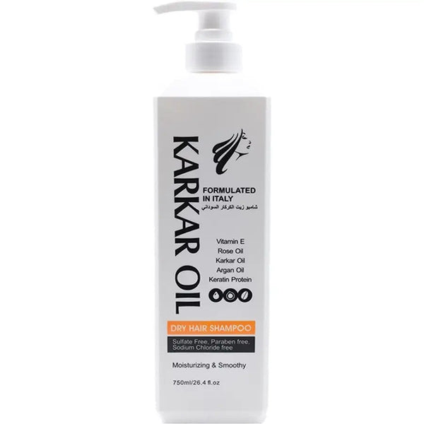 شامبو زيت الكركار السوداني (Karkar Oil Shampoo)، وتحديداً النوع المخصص للشعر الجاف