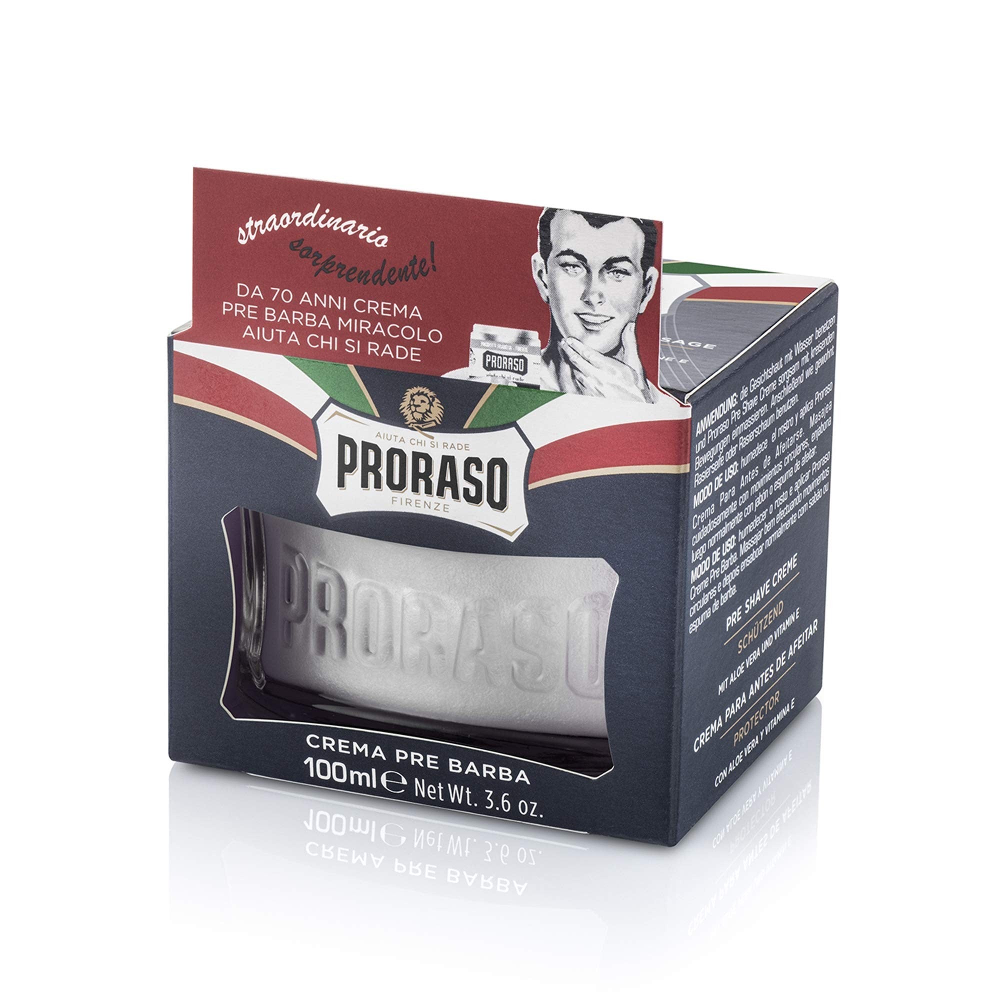 كريم ما قبل الحلاقة (Pre-Shave Cream) من العلامة التجارية الإيطالية العريقة Proraso.