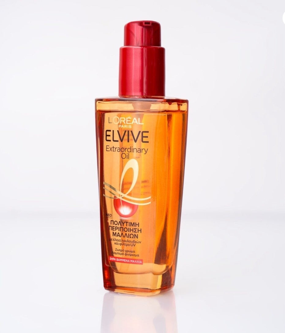 Loreal Elvive Extraordinary Oil For Dry Coloured Hair 100ml لوريال سيروم للشعر الجاف والمصبوغد.
