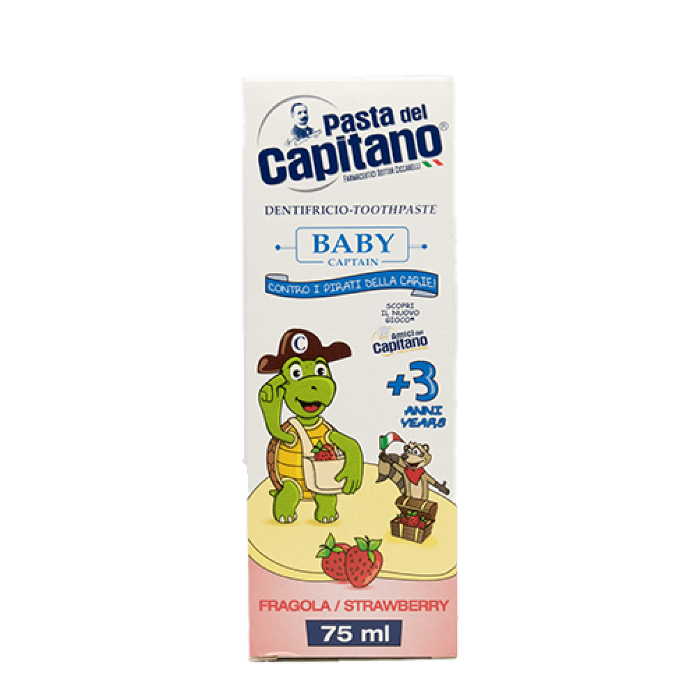 معجون أسنان باستا ديل كابيتانو (Pasta del Capitano) المخصص للأطفال من عمر 3 سنوات فما فوق