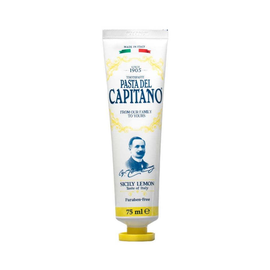 معجون أسنان Pasta del Capitano 1905 باليمونر (Carbone Charcoal