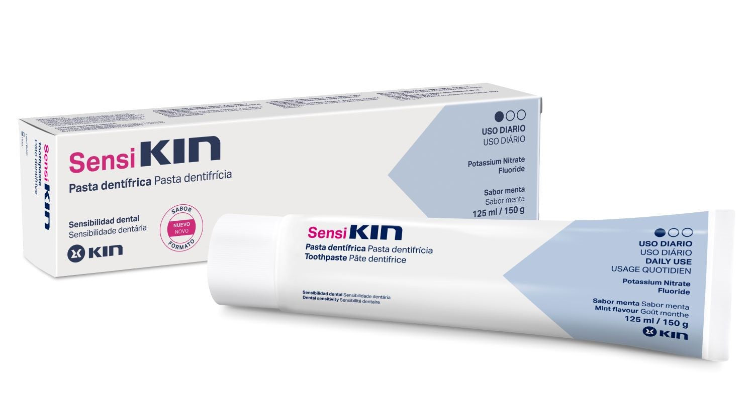 معجون أسنان SensiKIN، وهو منتج مخصص للعناية اليومية بالأسنان الحساسة وتخفيف الألم الناتج عن المشروبات والأطعمة الباردة أو الساخنة