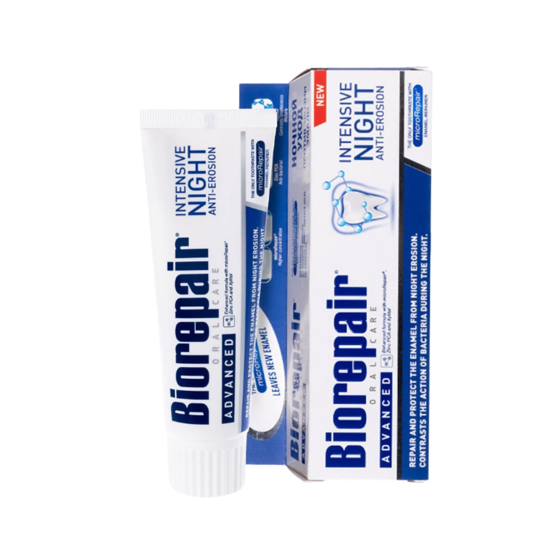 Biorepair Intensive Night Anti-Erosion - 75ml | بايوريبير معجون أسنان لاصلاح مينا الأسنان - 75 مل