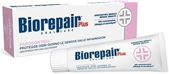 Biorepair Plus Parodontgel، وهو جل مهدئ مكثف مصمم خصيصاً لعلاج التهابات اللثة ومسبباتها.