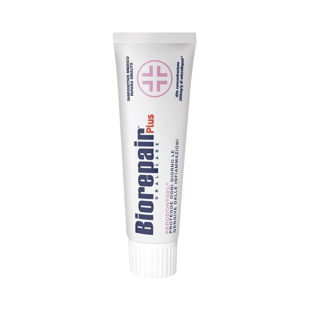 Biorepair Pasta Plus Parodontgel - 75ml | بايو-ريبير بلس – معجون أسنان وجل اللثة – 75 مل