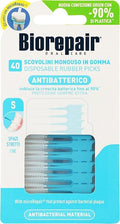 Biorepair Oral Care Disposable Rubber Picks، وهي عبارة عن أعواد تنظيف ما بين الأسنان مطاطية مخصصة للاستخدام لمرة واحدة.