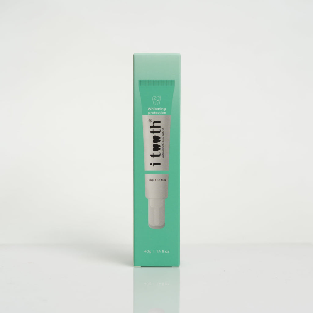 i tooth Whitening Protection - 40g | اي توث معجون أسنان مبيض - 40 غ