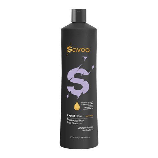 شامبو للشعر التالف من Savoo، بخلاصة فيتامين E، زيت بذور الحبوب وزيت