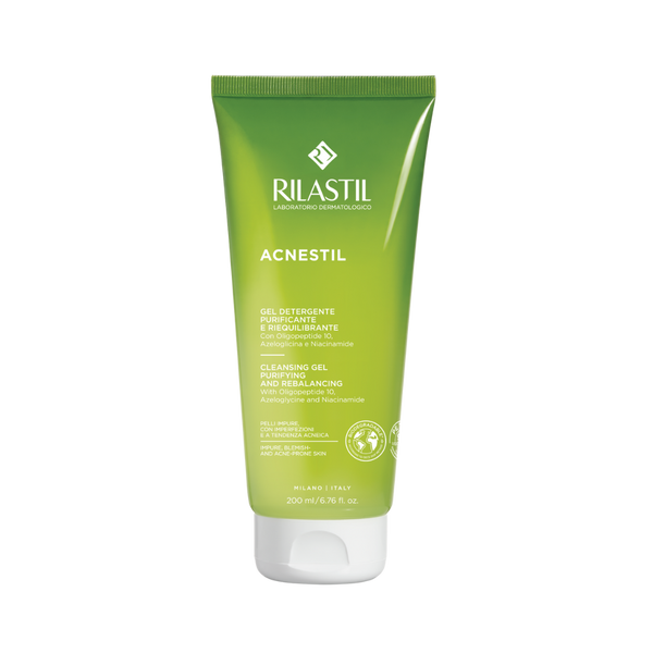 Rilastil Acnestil Purifying & Rebalancing Cleansing Gel - 200ml | ريلاستيل غسول جيل للبشرة الدهنية - 200 مل