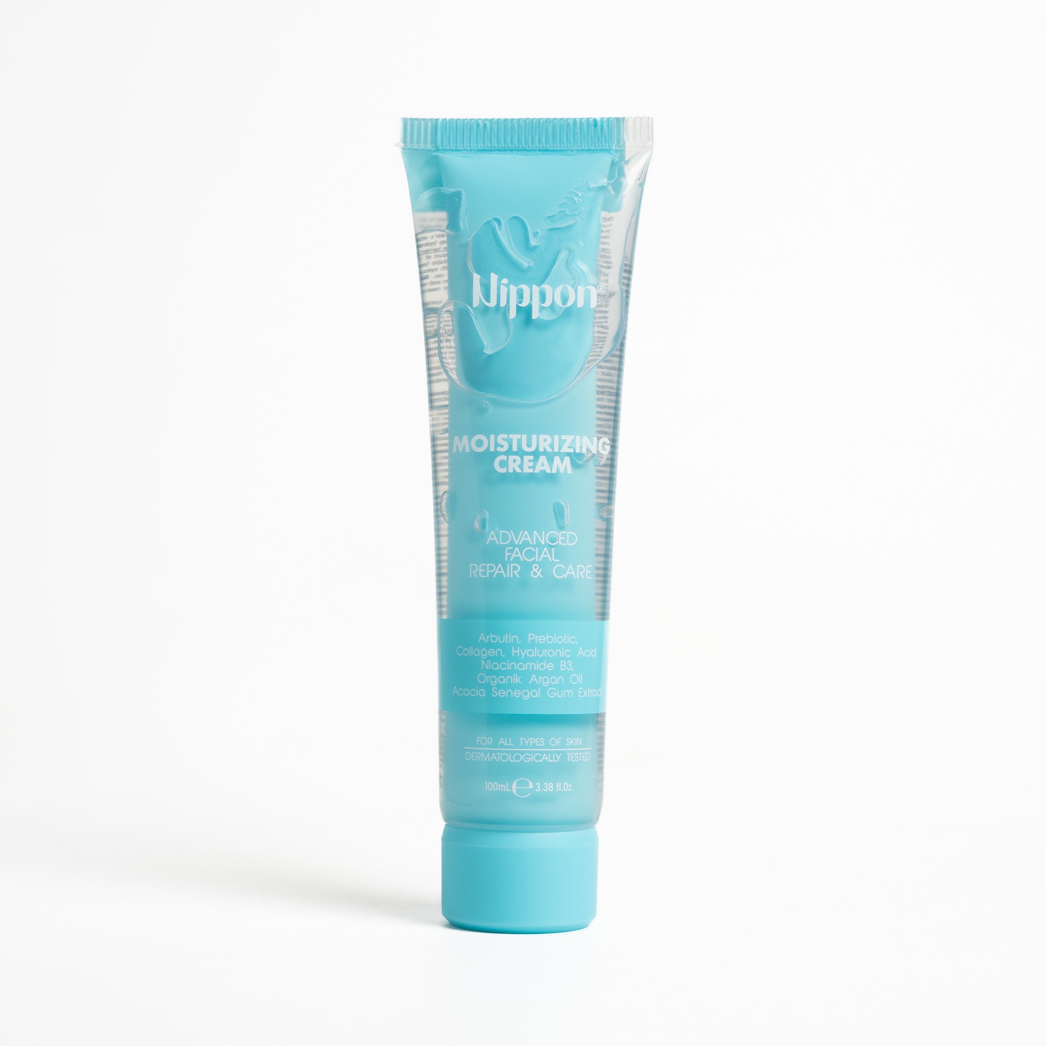 Nippon Moisturizing Cream Advanced Facial & Care Hyaluronic Acid - 100ml | نيبون كريم مرطب للوجه بالهيالورونيك اسيد - 100 مل