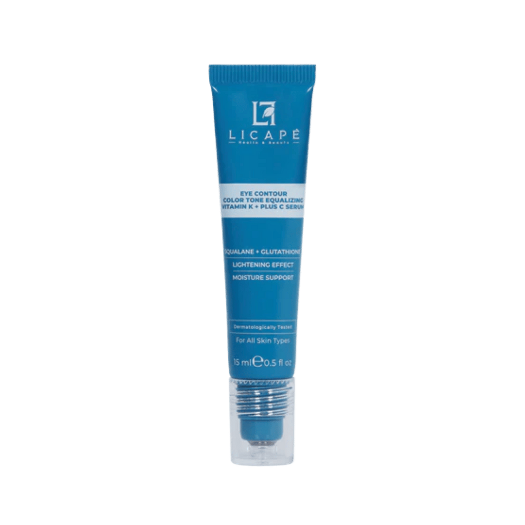 Licape Eye Contour Color Tone Equalizing Vitamin K + C Serum - 15ml | ليكابي سيروم العين فيتامين سي وكي - 15مل