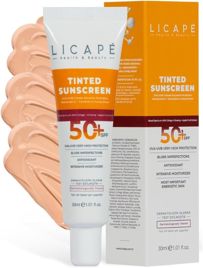 واقي الشمس الملون (Licape Tinted Sunscreen SPF 50+) من ماركة Licape Health & Beauty