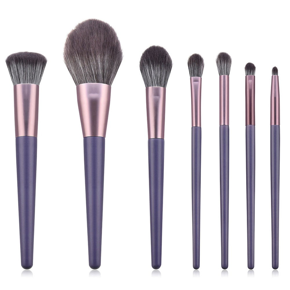 مجموعة فرش مكياج مكونة من 7 قطع من العلامة التجارية Easy Beauty (e.bt).