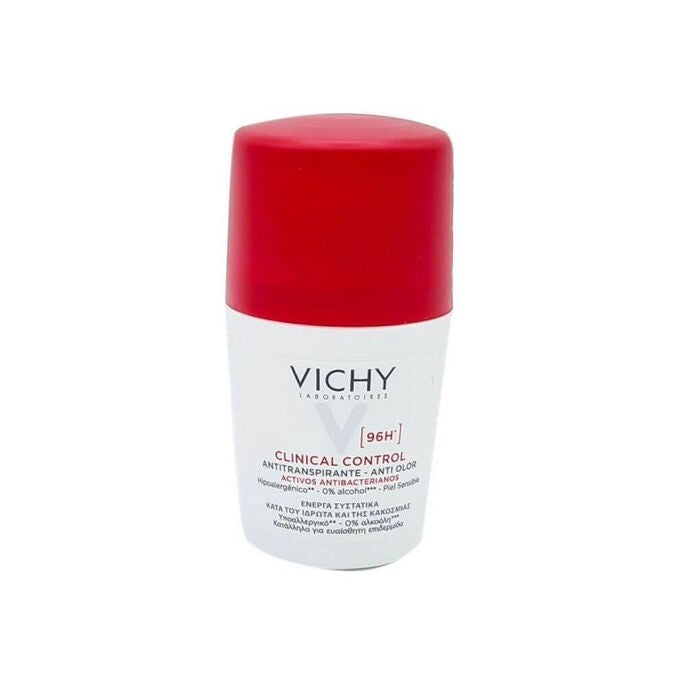 VICHY Clinical Control 96H Roll-On Deodorant - 50ml | فيشي مزيل تعرق 96رساعة رول اون - 50 مل