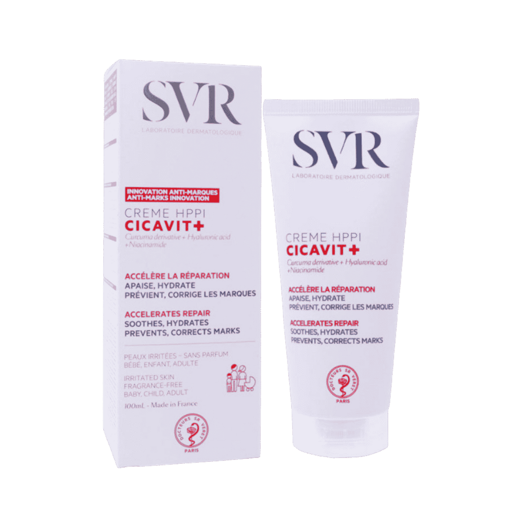 SVR Cicavit+ Creme HPPI Curcuma Derivative + Hyaluronic Acid + Niacinamide - 100ml | اس في ار كريم متعدد الاستخدامات - 100مل