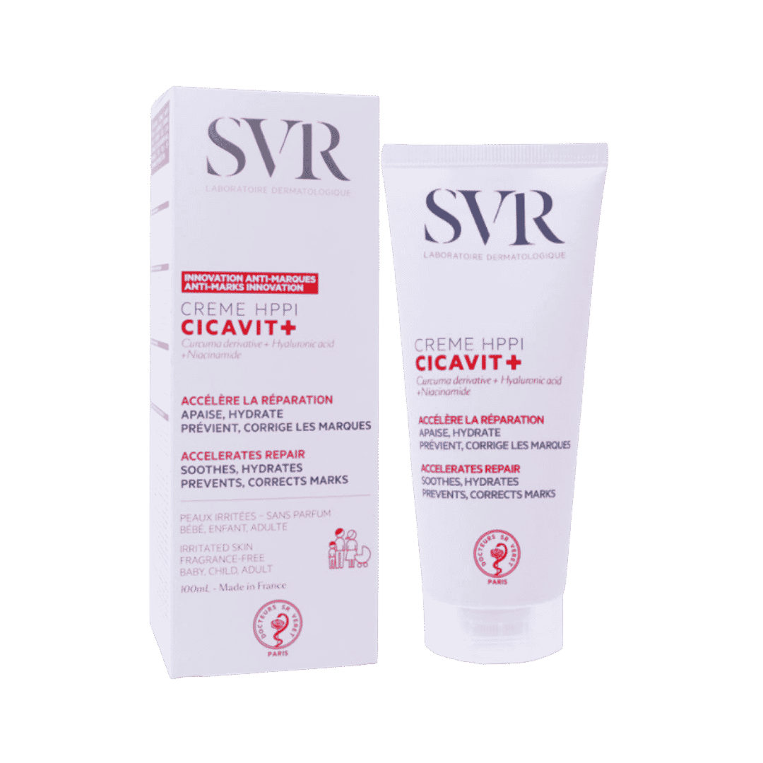 SVR Cicavit+ Creme HPPI Curcuma Derivative + Hyaluronic Acid + Niacinamide - 100ml | اس في ار كريم متعدد الاستخدامات - 100مل