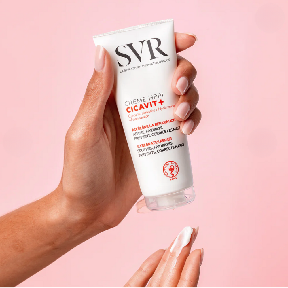 SVR Cicavit+ Creme HPPI Curcuma Derivative + Hyaluronic Acid + Niacinamide - 100ml | اس في ار كريم متعدد الاستخدامات - 100مل